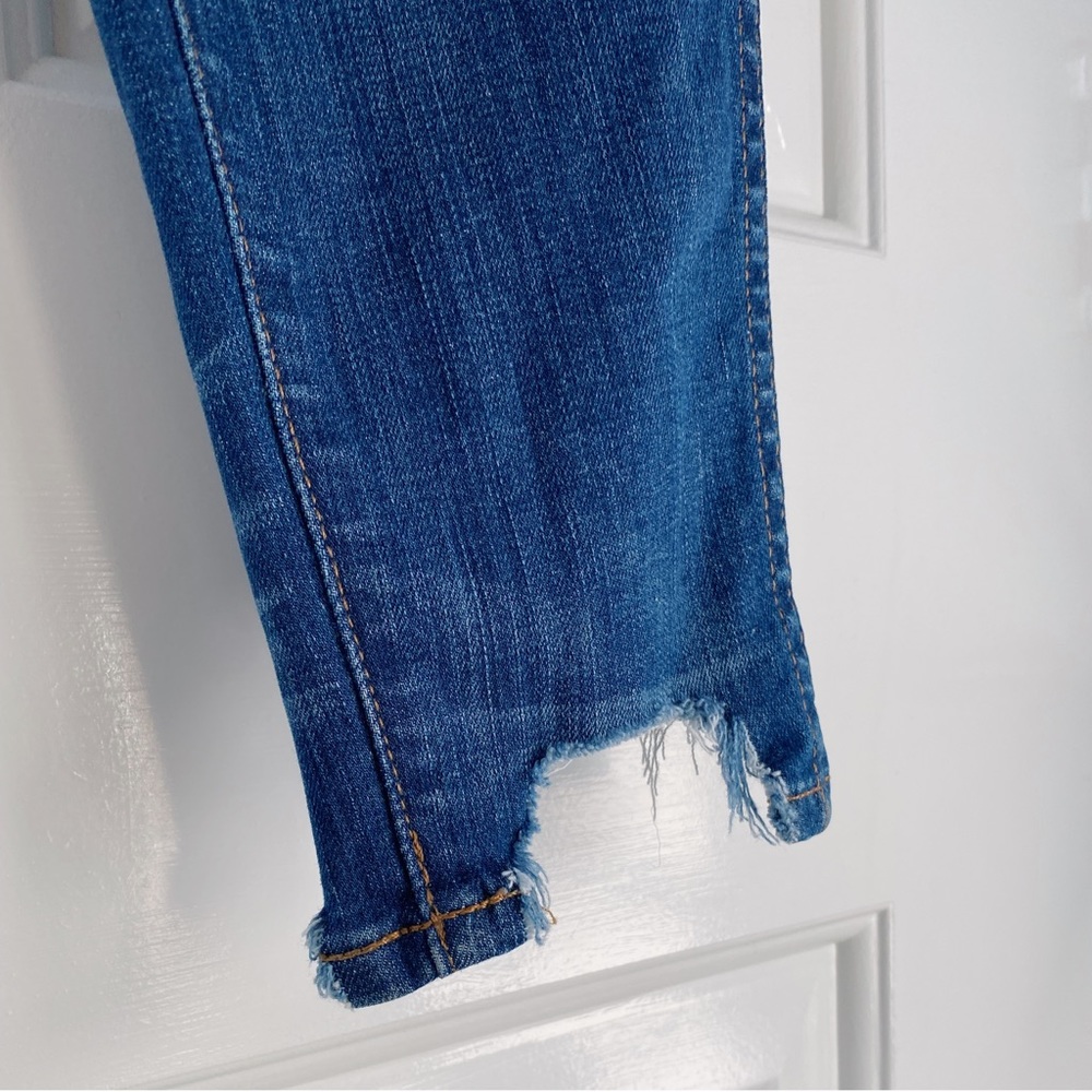 Madewell 10" High-Rise Skinny Jeans: Chewed-Hem Edition Size 26 - Picture 12 of 15